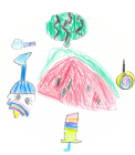 てるいはるのさんのあんどん絵